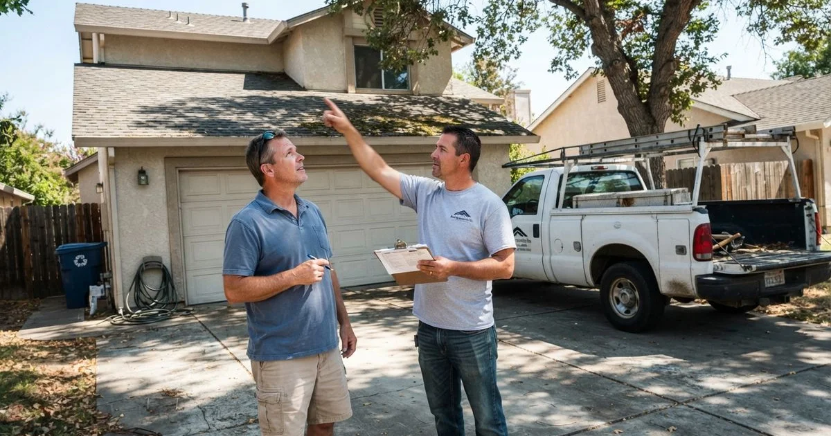 Filing a roof damage insurance claim in California