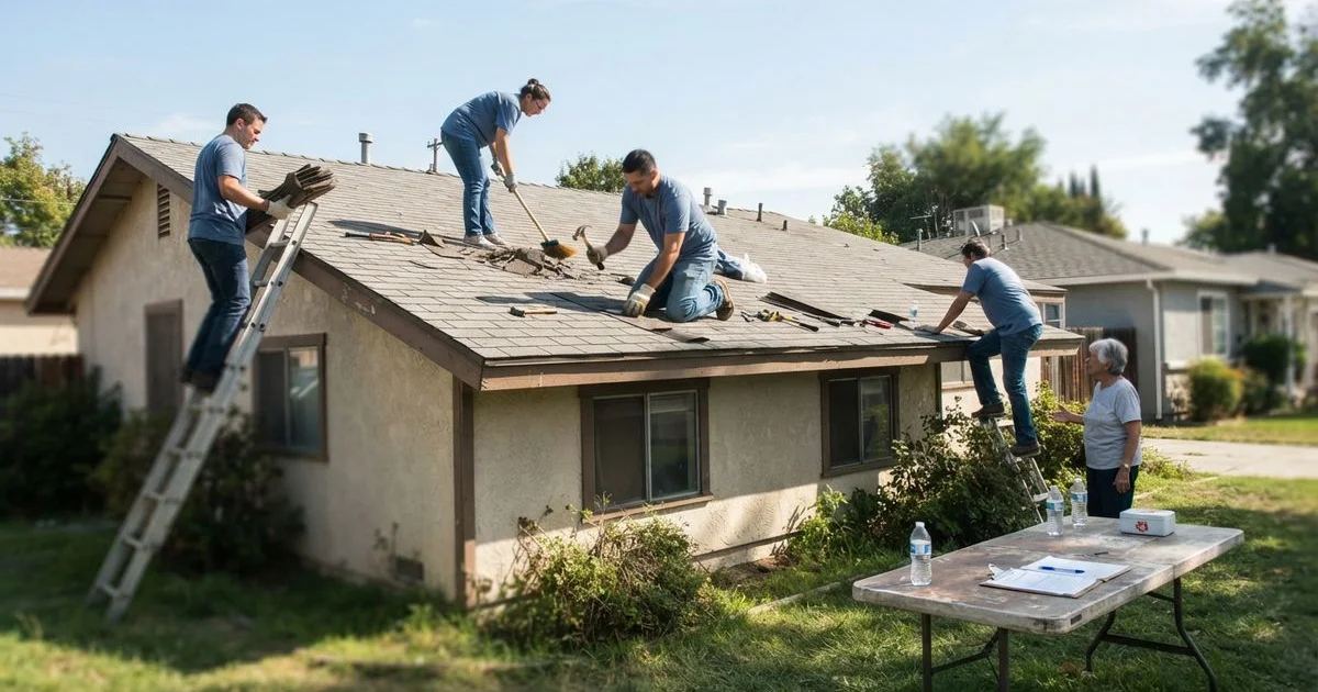 Free and low-cost roof repair help in Sacramento
