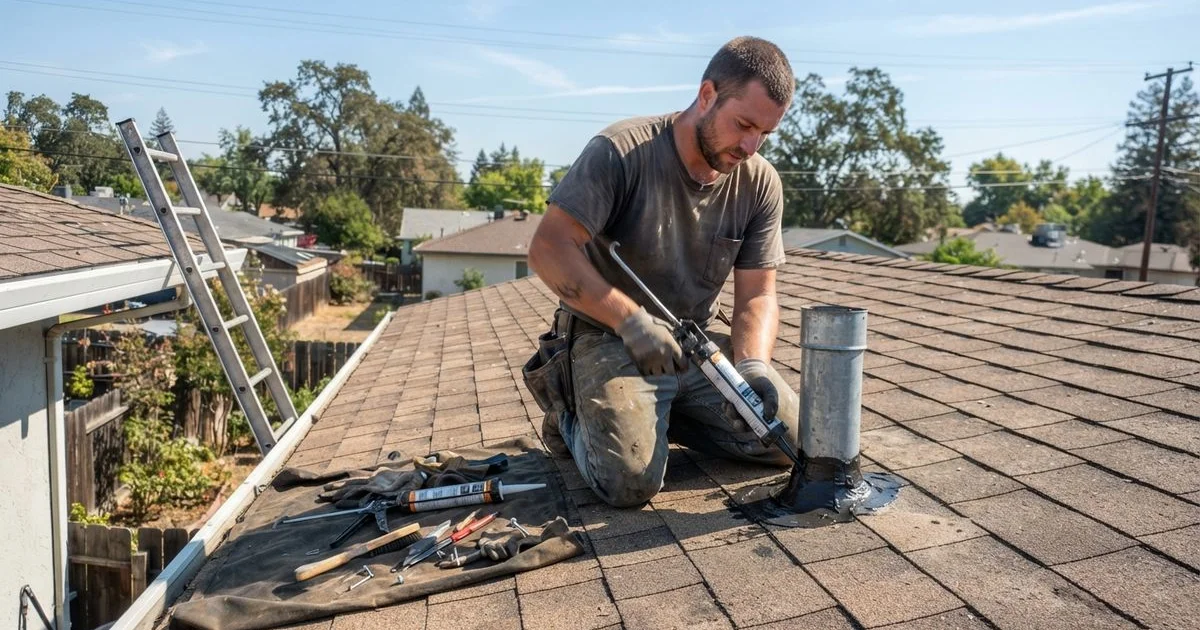 Roof leak repair in Sacramento: what causes it and what to expect